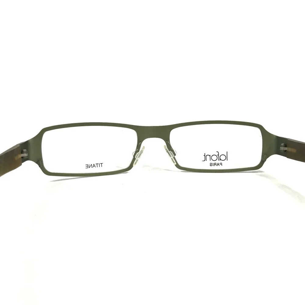 Lafont Eyeglasses Frames 102 ACHILLE2 Black Green Rectangular Full Rim 54-18-140